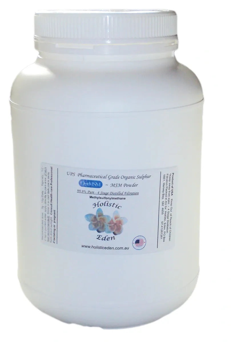 2kg Jar Pure MSM Powder Crystals Pure Methylsulfonylmethane Dimethyl Sulfone OptiMSM