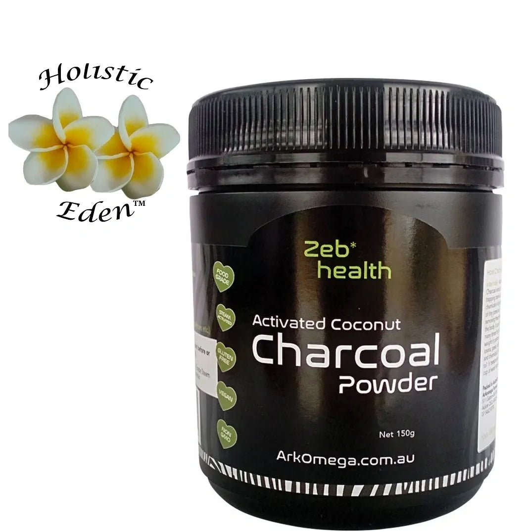 Activated Coconut Charcoal Powder Zeb Health Steam Activated Medical Grade 150g