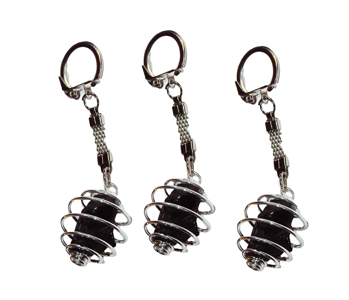 ELITE Noble Shungite MIRACLE HEALING ROUGH CUT STONE EMF Protection - Key Ring