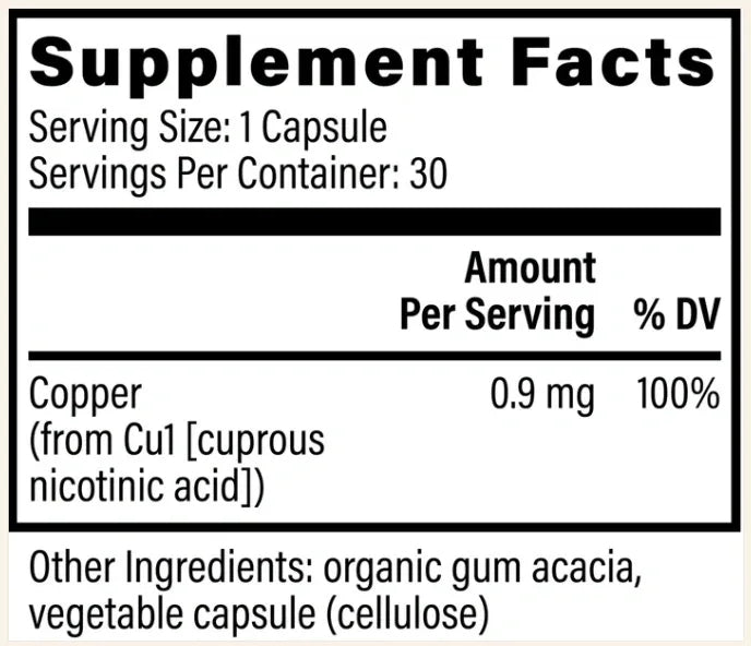 Global Healing Bio Active Copper Capsules