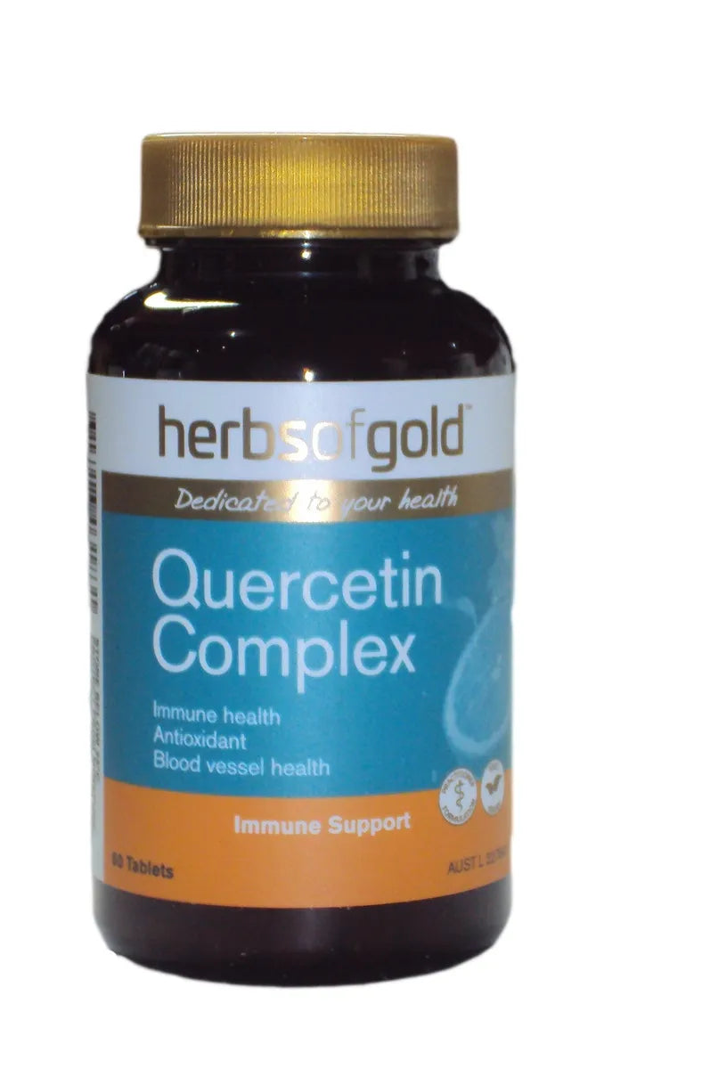 Herbs of Gold 500mg Quercetin, Vitamin C, Rutin, Bioflavenoid, Tablets