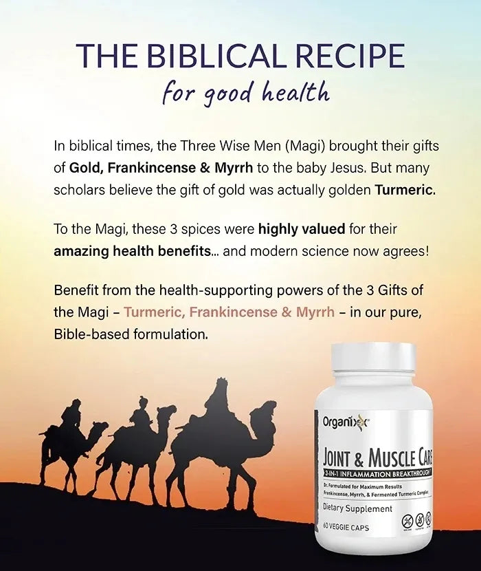 Joint & Muscle Care Innovative Inflammation Support Supplement, Frankincense, Myrrh & Triple Fermented Turmeric