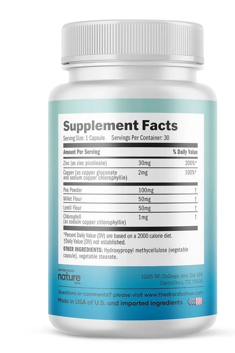 Nature Wins Zinc Plus - 30 Capsules
