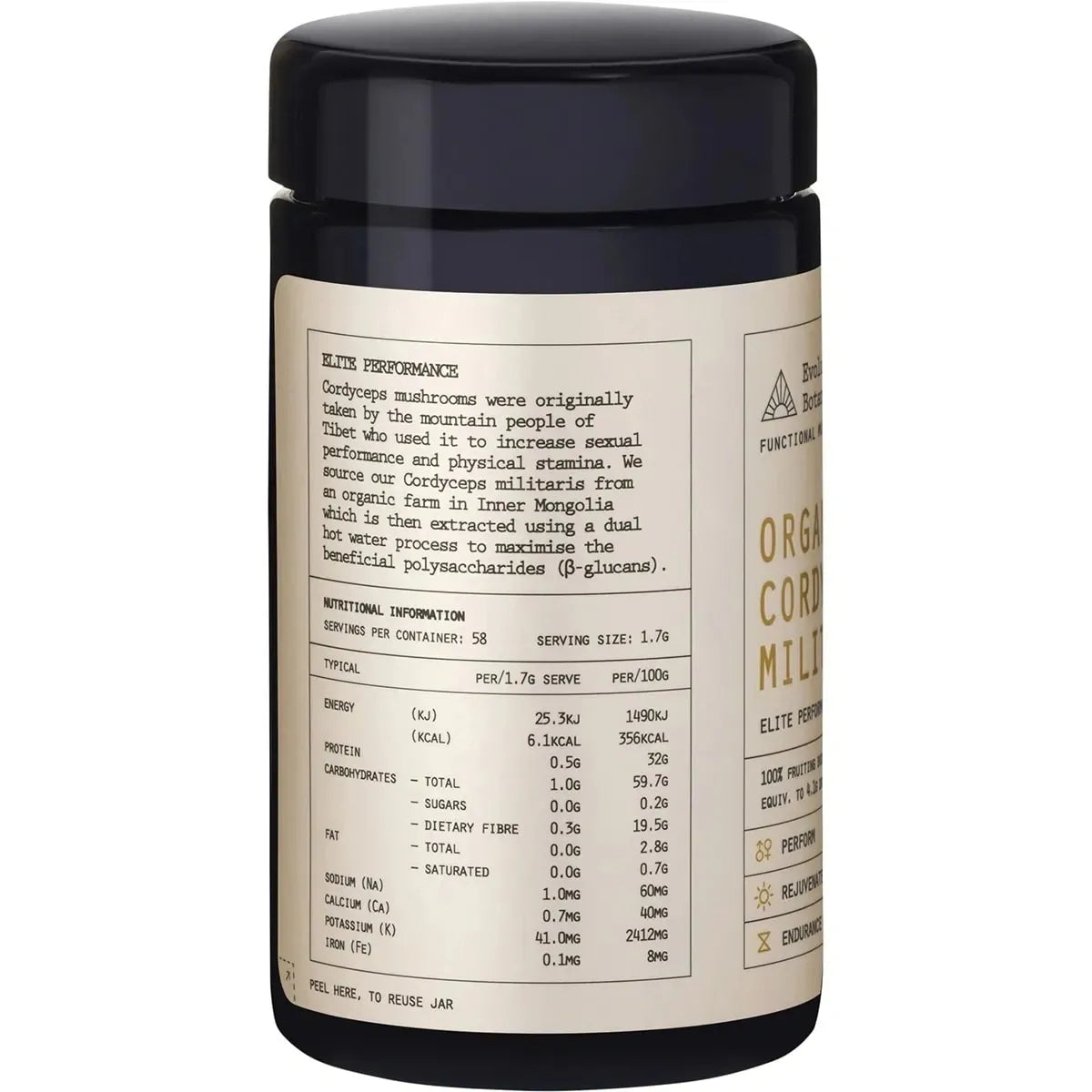 Organic Cordyceps Militaris Mushroom Powder Extract Increase Stamina 100g