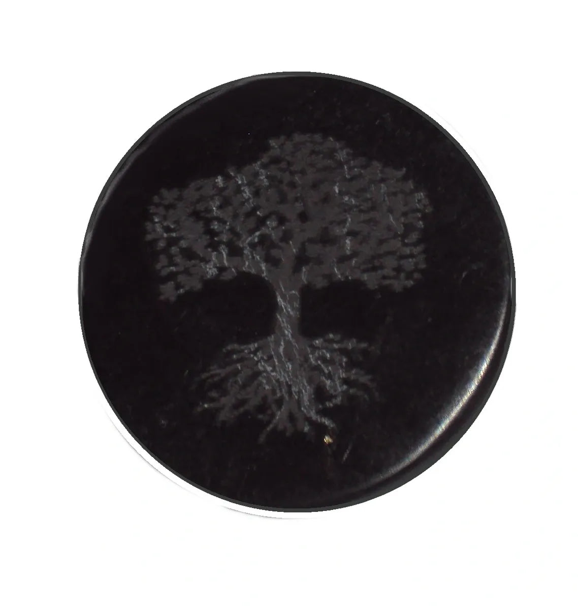 Shungite Phone Plate, Tree of Life Mobile Phone EMF Protection Plate Disk 30mm