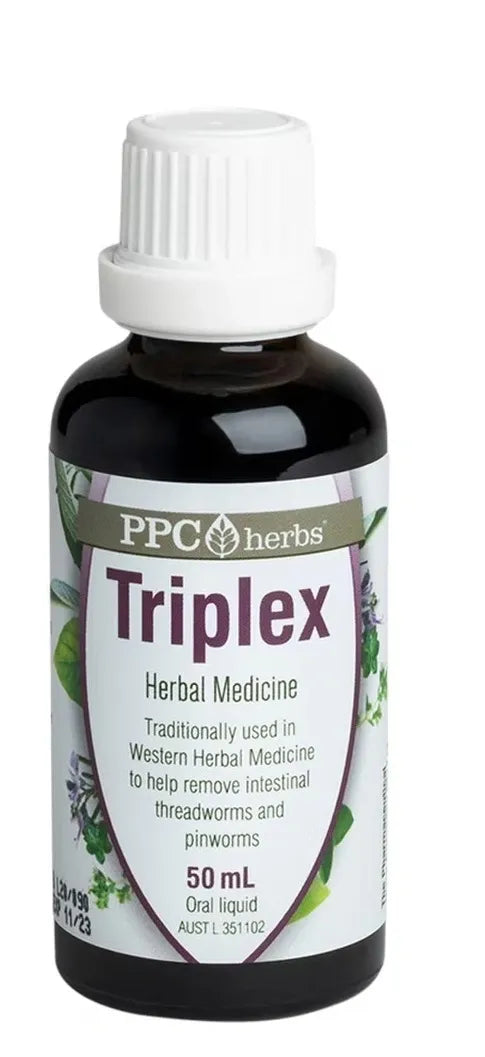 Triplex Herbal Parasite Cleanse Liquid Wormwood, Clove, Black Walnut Husk 50ml
