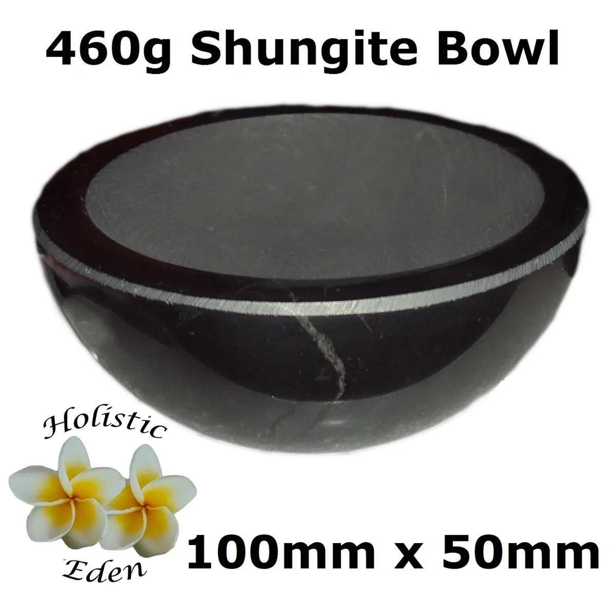 100mm Shungite Crystal Bowl Chalis Phone Holder Energize Fruit Water Food Karelian