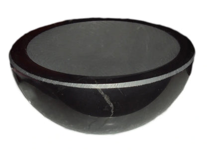 100mm Shungite Crystal Bowl Chalis Phone Holder Energize Fruit Water Food Karelian