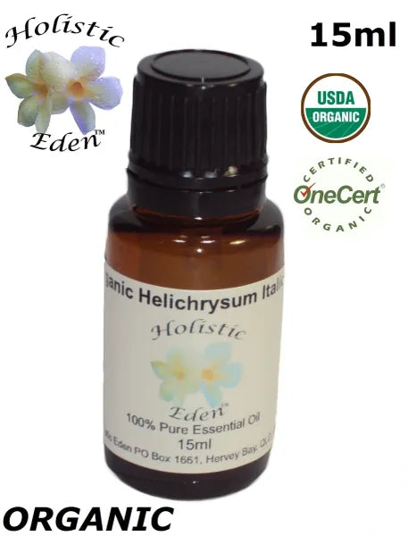 15ml ORGANIC Helichrysum Italicum Essential Oil IMMORTELLE Therapeutic Grade