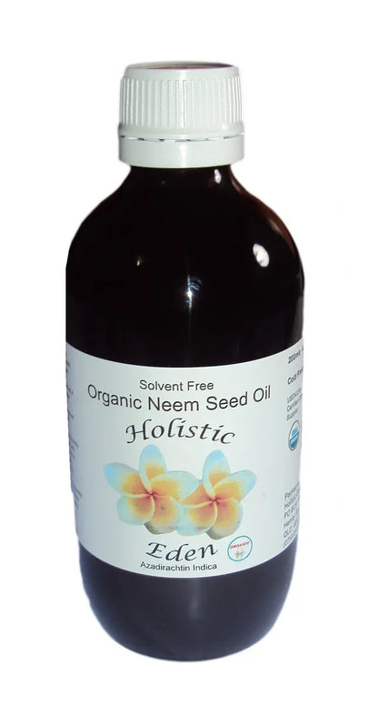 200ml Organic Neem Oil Seed Oil 100% Pure Cold Pressed Azadirachtin Indica Glass