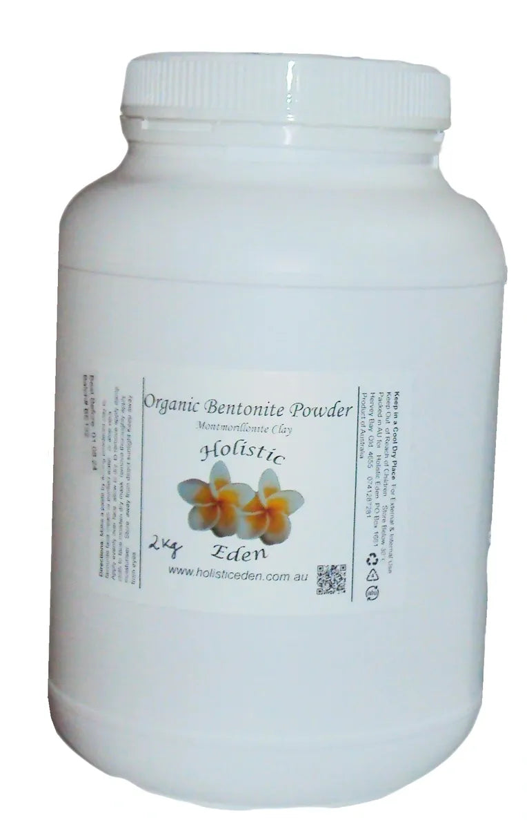2kg Organic Australian Bentonite Clay Food Grade Powder Montmorillonite Skin Mask