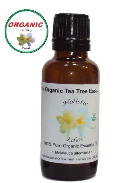 30ml ORGANIC TEA TREE ESSENTIAL OIL AUSTRALIAN Melaleuca alternifolia THERAPEUTIC