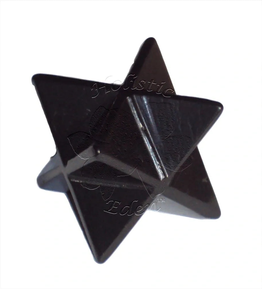 35mm Shungite Merkaba, EMF Protection, Air Purifier Crystal Health Stone
