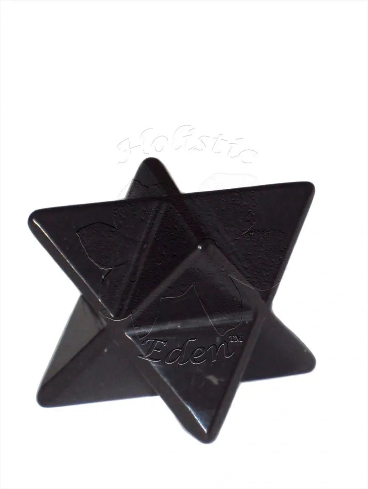 35mm Shungite Merkaba, EMF Protection, Air Purifier Crystal Health Stone