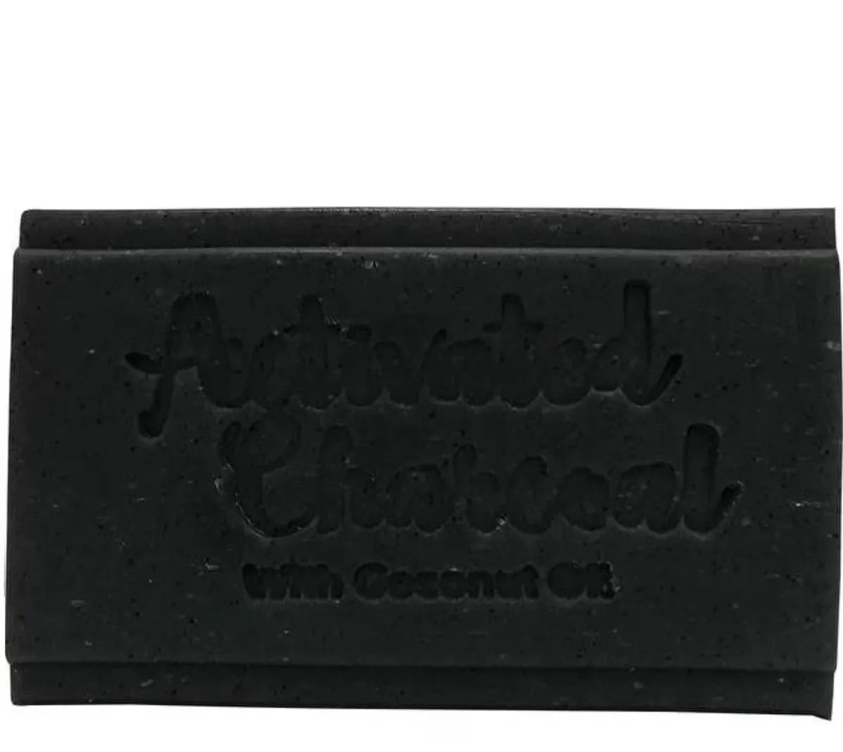 3 x Activated Charcoal Soap Bar with Coconut Oil Clover Fields LARGE 150g Bars