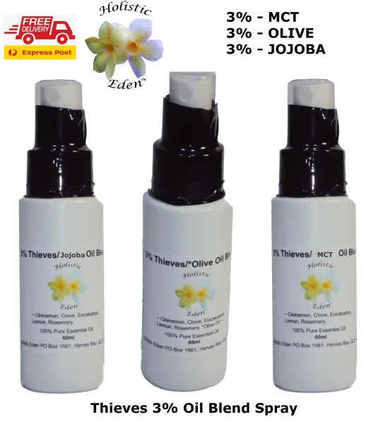 4 Thieves Essential Oil Spray Aromatherapy 3% Carrier Oil Blend Hand Sanitizer