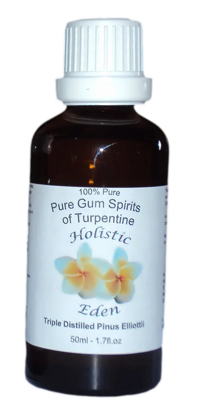 50ml 100% Pure Gum Spirits of Turpentine Distilled Pine Resin/Rosin Pinus Elliottii