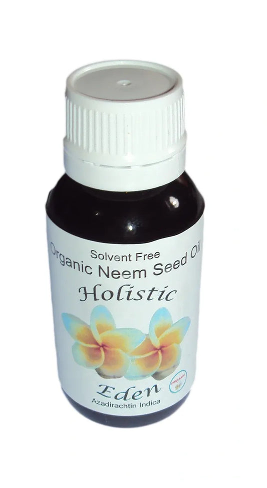 50ml Organic Neem Oil Seed Oil 100% Pure Cold Pressed Azadirachtin Indica Glass