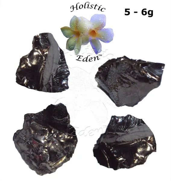 5 Gram Elite Noble Shungite Rough Crystal Miracle Healing Stone EMF Protection