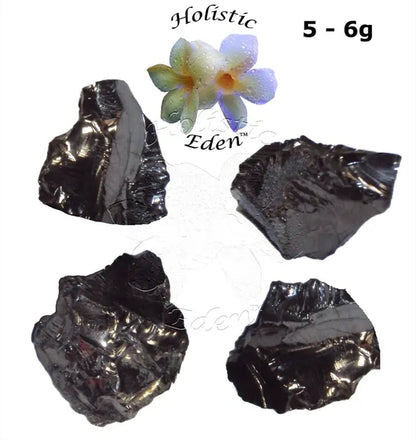 5 Gram Elite Noble Shungite Rough Crystal Miracle Healing Stone EMF Protection