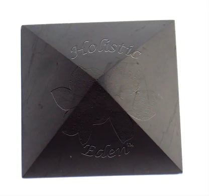 70mm Shungite Polished Pyramid EMF Protection