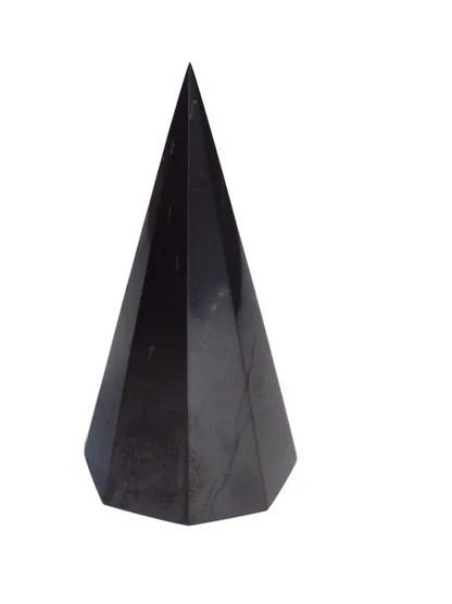 80mm Octahedral High Pyramid EMF Protection, Air Purifier Crystal Health Stone
