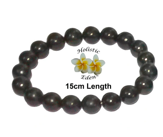 8mm Shungite Bead Bracelet Small Adult & Child Sizes, Genuine Shungite