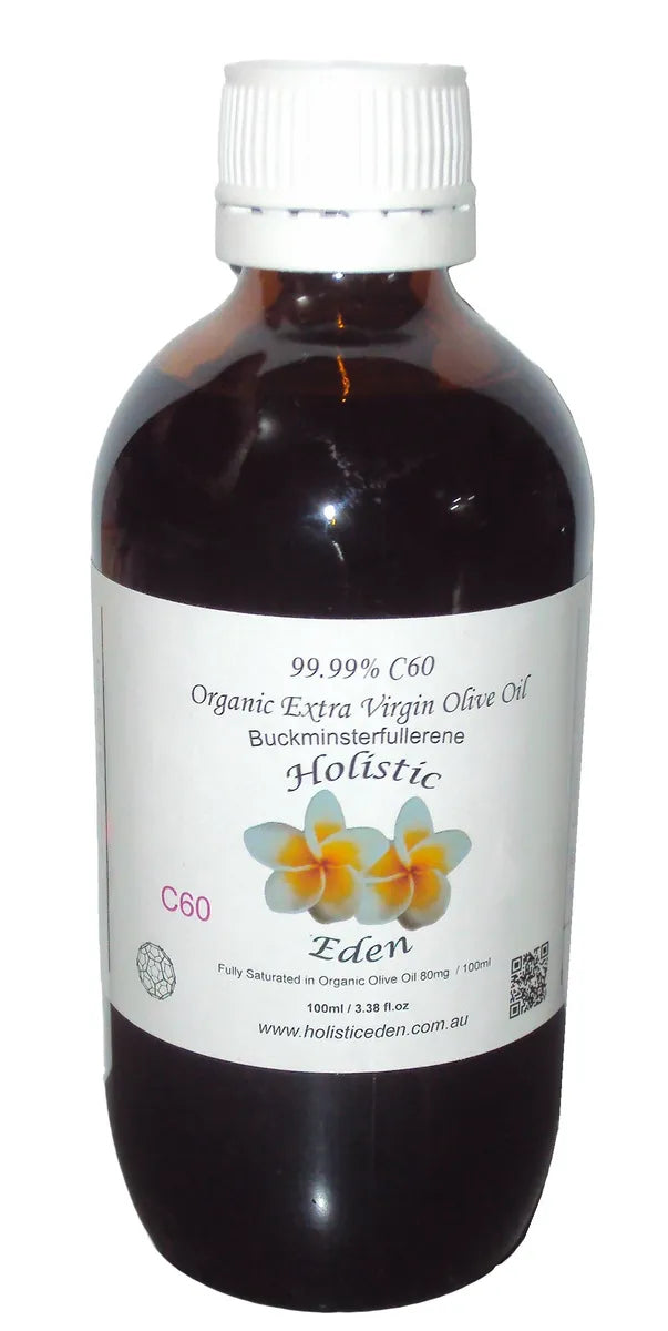 99.99% C60 Organic Cold Pressed Olive Oil Pure SUBLIMED Carbon 60