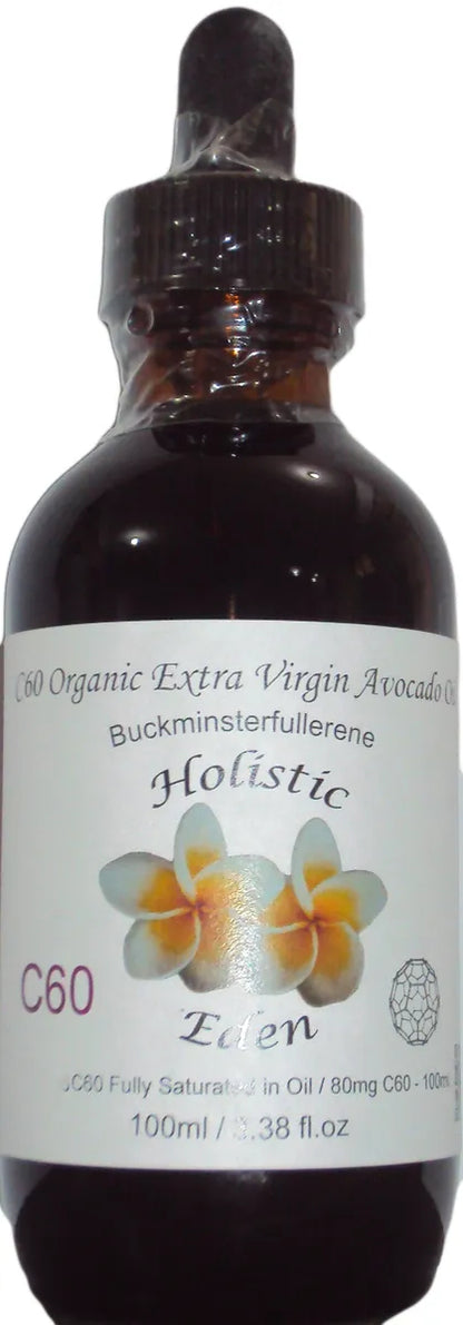 99.99% SUBLIMED C60 Avocado Oil Carbon 60 Fullerene Saturated Organic Cold Pressed Oil