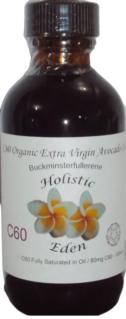 99.99% SUBLIMED C60 Avocado Oil Carbon 60 Fullerene Saturated Organic Cold Pressed Oil