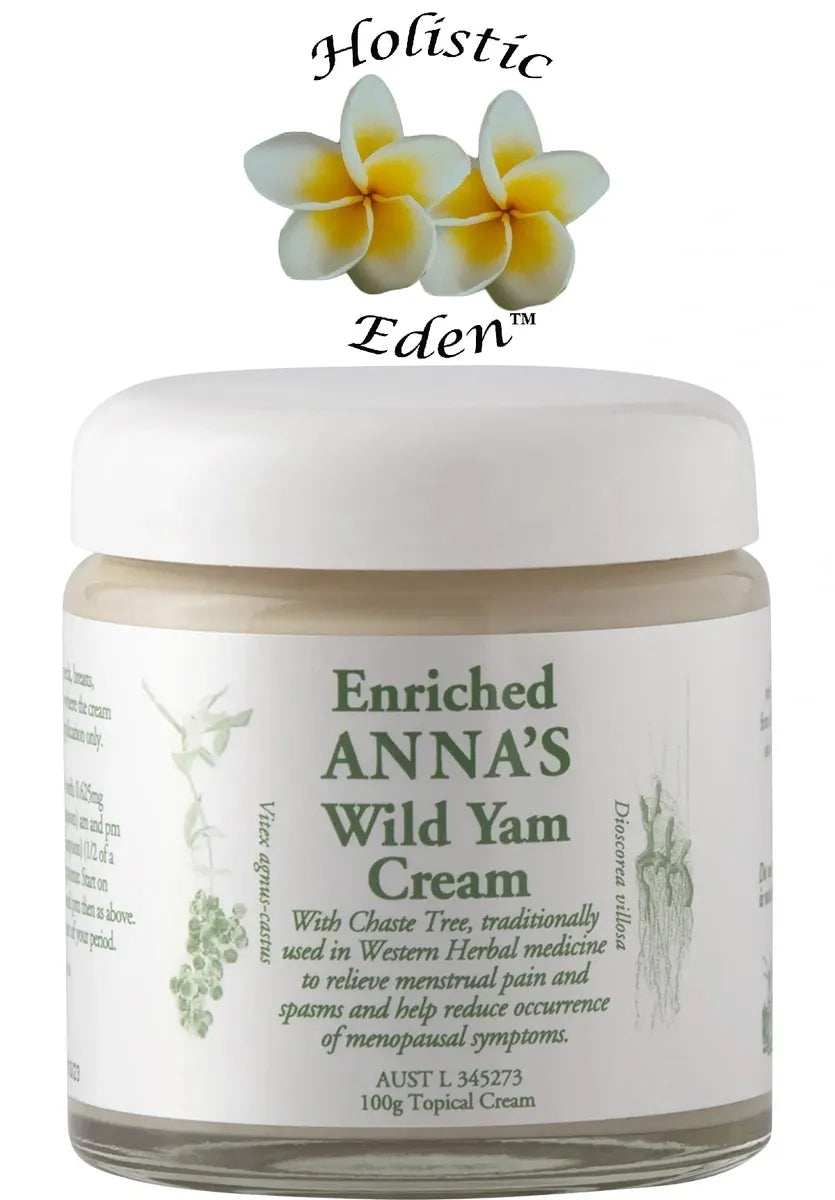 Anna's Wild Yam Cream (Her) Menstrual & Menopausal symptoms 100g