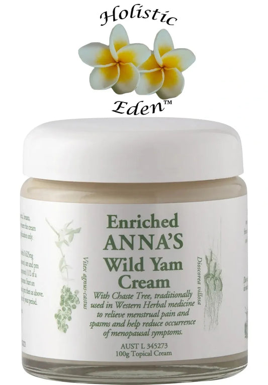 Anna's Wild Yam Cream (Her) Menstrual & Menopausal symptoms 100g