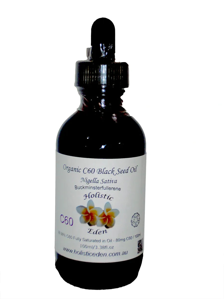 C60 Black Cumin Seed Oil 99.99% SUBLIMED Pure Carbon 60 Fullerene Cold Pressed