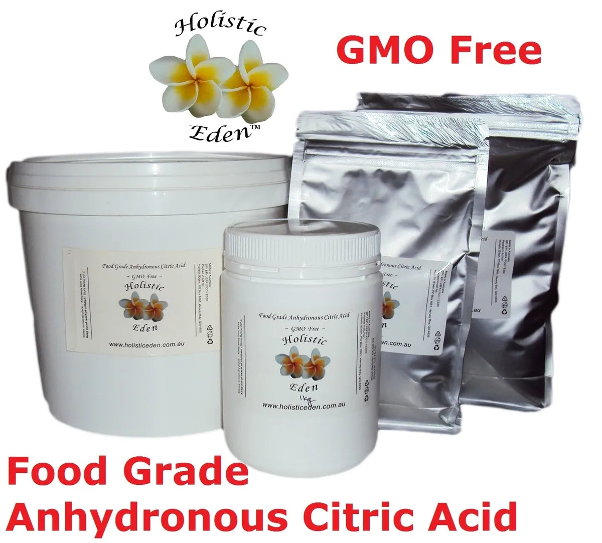 CITRIC ACID 100% PURE Premium Food Grade, Anhydrous, GMO Free, Australian Made