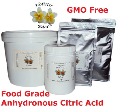 CITRIC ACID 100% PURE Premium Food Grade, Anhydrous, GMO Free, Australian Made