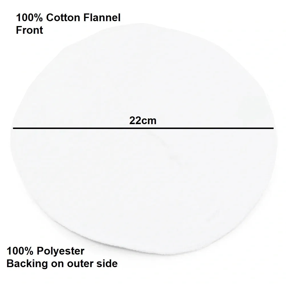 Castor Oil 100% Natural Cotton Pack Wraps Resueable Compress Single or 8 Pack