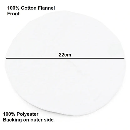 Castor Oil 100% Natural Cotton Pack Wraps Resueable Compress Single or 8 Pack