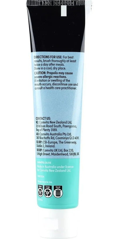 Comvita Bee Propolis Toothgel Toothpaste Gently Cleans Mild Mint 90g