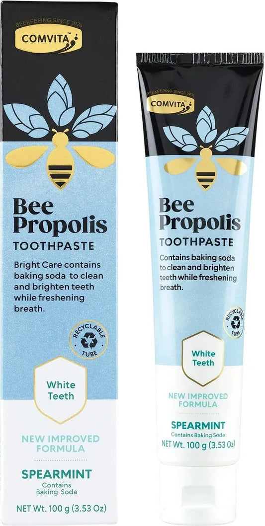 Comvita Bee Propolis Toothpaste Whitens Teeth Spearmint 100g Tooth Whitening