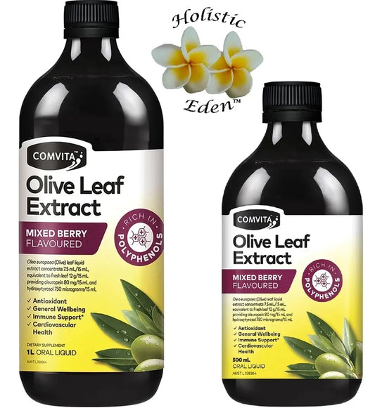 Comvita Liquid Olive Leaf Extract Berry Immune Health Cholesterol Antioxident