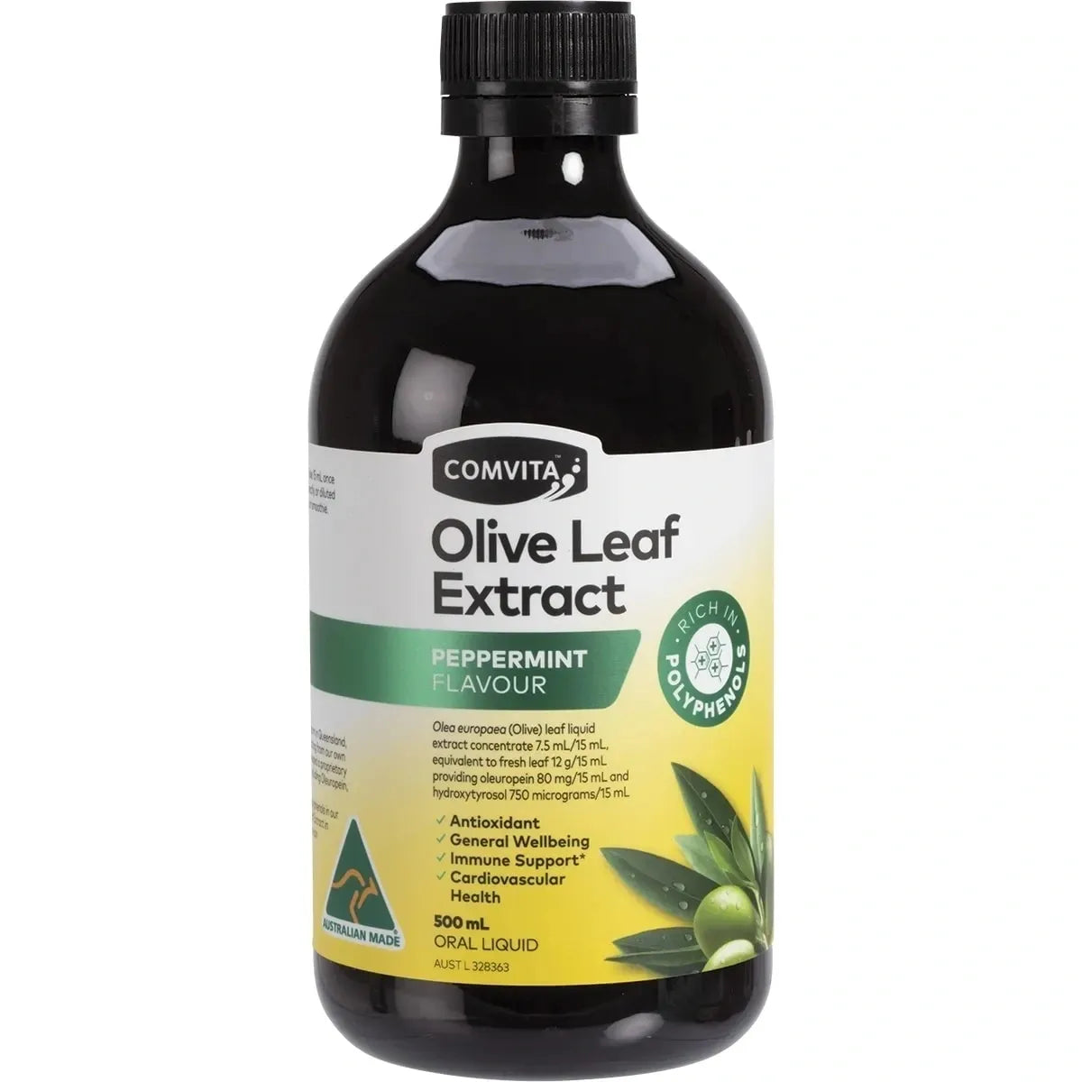 Comvita Fresh-Picked Olive Leaf Extract - Peppermint