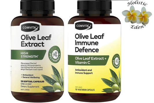 Comvita Olive Leaf Immune Defence Capsules (with Vitamin C)