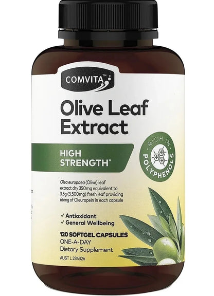 Comvita Olive Leaf Immune Defence Capsules (with Vitamin C)