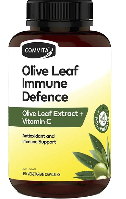 Comvita Olive Leaf Immune Defence Capsules (with Vitamin C)
