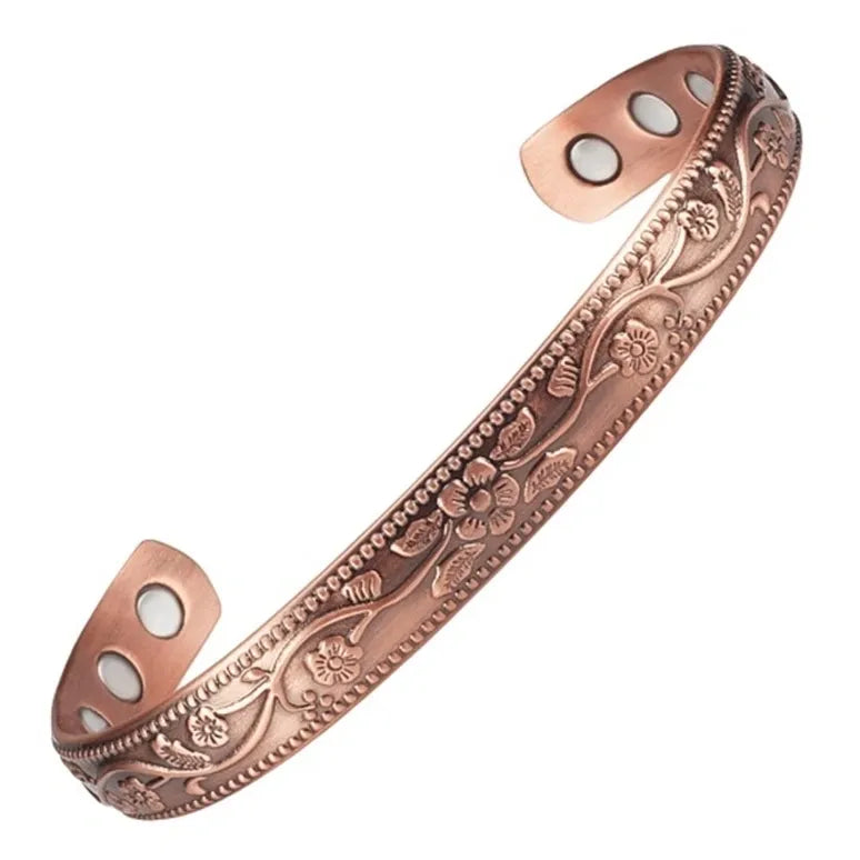 Copper Magnetic Bracelet Arthritis Pain Relief Bangle Healing Therapy 99.9% Pure