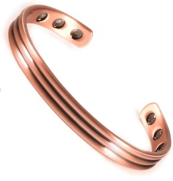 Copper Magnetic Bracelet Arthritis Pain Relief Bangle Healing Therapy 99.9% Pure