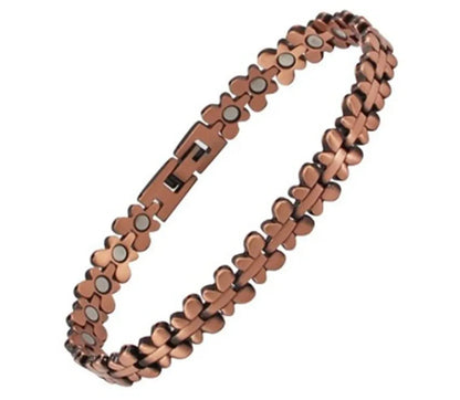 Copper Magnetic Bracelet Arthritis Pain Relief Bangle Healing Therapy Butterflies
