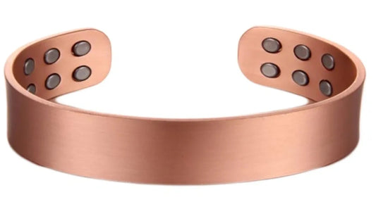 Copper Magnetic EXTRA WIDE Bracelet Arthritis Relief Bangle Healing Therapy 99%