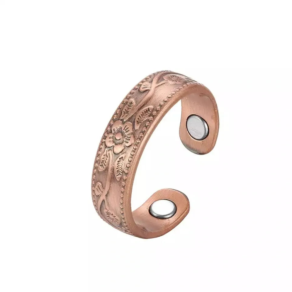 Copper Magnetic Ring Arthritis Pain Relief Bangle Healing Therapy 99.9%