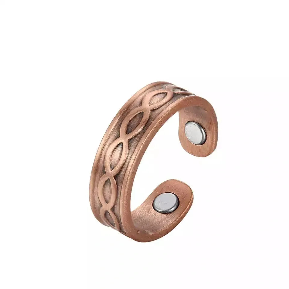 Copper Magnetic Ring Arthritis Pain Relief Bangle Healing Therapy 99.9%